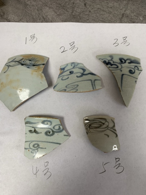 古玩陶瓷元青花標(biāo)本拍賣，當(dāng)前價(jià)格5000元