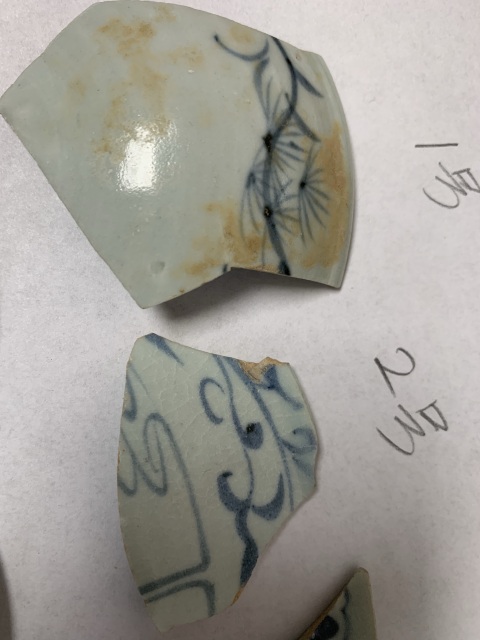 古玩陶瓷元青花標(biāo)本拍賣，當(dāng)前價(jià)格5000元