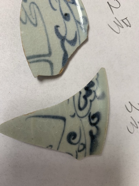 古玩陶瓷元青花標(biāo)本拍賣，當(dāng)前價(jià)格5000元