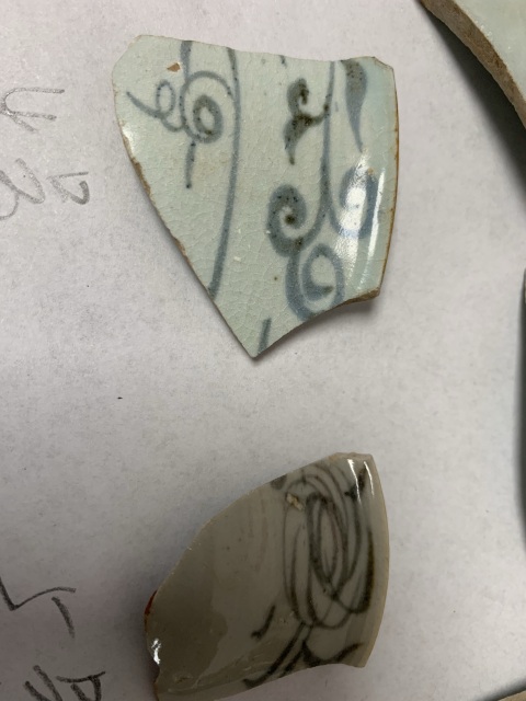 古玩陶瓷元青花標(biāo)本拍賣，當(dāng)前價(jià)格5000元