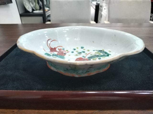 古玩陶瓷粉彩無雙譜紋貢碗拍賣,當前價格2000元