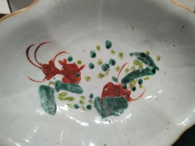 古玩陶瓷粉彩無雙譜紋貢碗拍賣,當前價格2000元