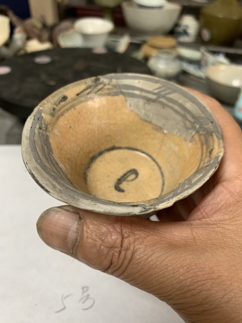 古玩陶瓷青花高士圖高足杯拍賣，當(dāng)前價(jià)格1900元