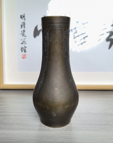 古玩雜項清晚期 銅瓶拍賣,當(dāng)前價格2800元
