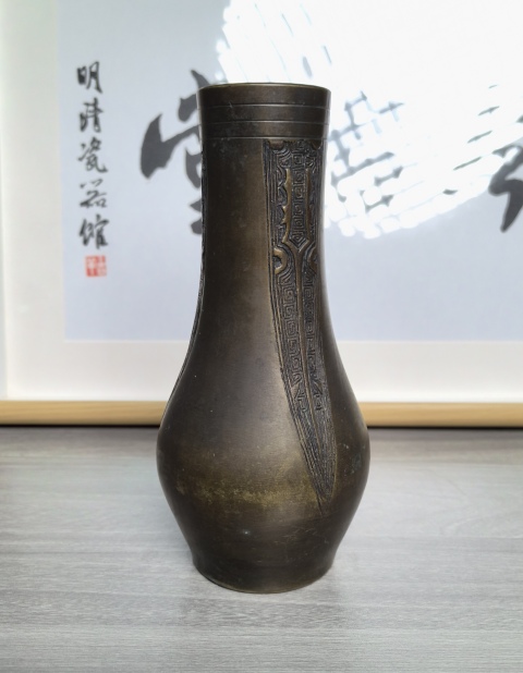 古玩雜項清晚期 銅瓶拍賣,當(dāng)前價格2800元