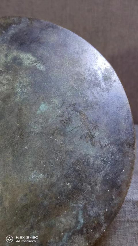 古玩銅器明代銅鏡拍賣,當前價格2200元