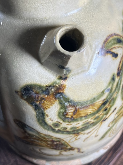 古玩陶瓷唐代長沙窯注子拍賣，當前價格50000元