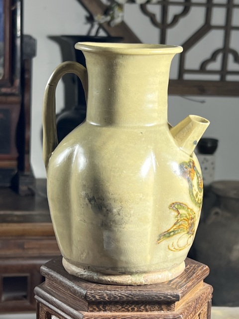 古玩陶瓷唐代長沙窯注子拍賣，當前價格50000元