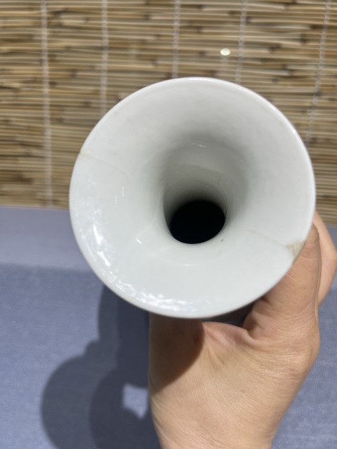 古玩陶瓷青花釉里紅歲寒三友圖撇口瓶拍賣,當(dāng)前價(jià)格6800元