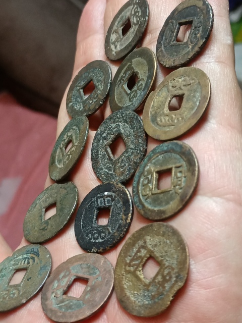 古玩錢(qián)幣乾隆通寶一組拍賣(mài)，當(dāng)前價(jià)格980元