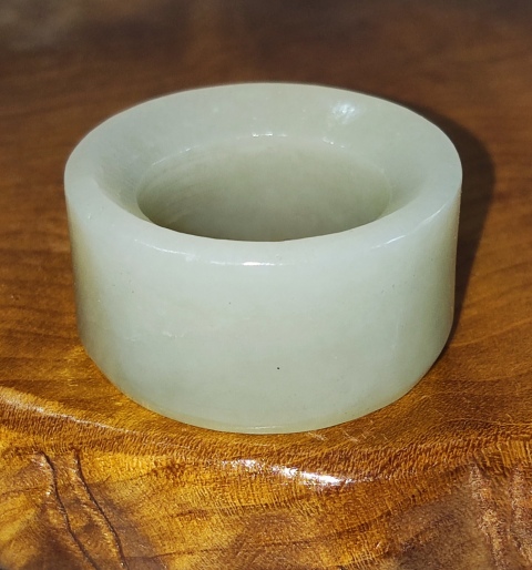 古玩玉器和田玉雕“扳指”拍賣，當前價格618元
