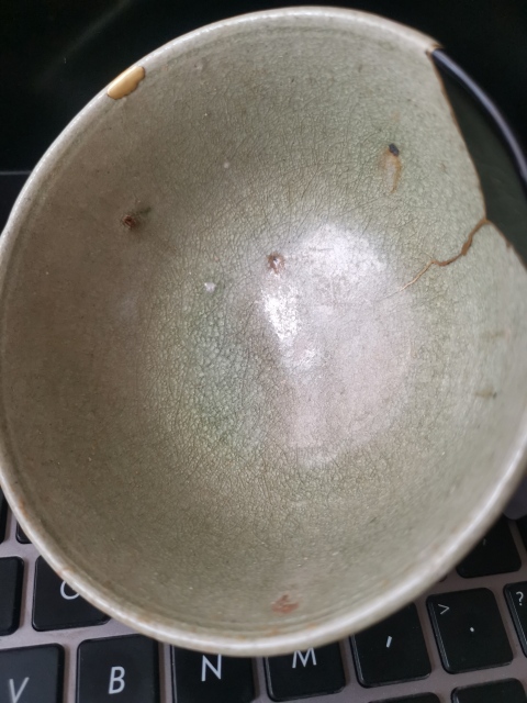 古玩陶瓷隋唐，相州窯青釉茶碗拍賣，當前價格2222元