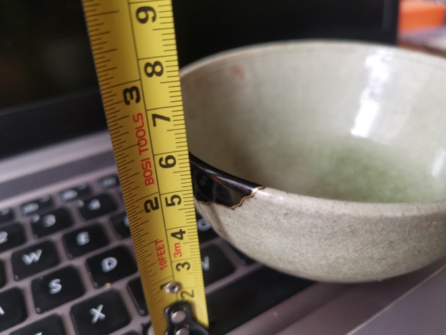 古玩陶瓷隋唐，相州窯青釉茶碗拍賣，當前價格2222元