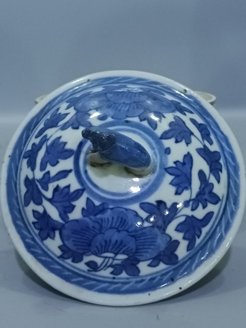 古玩陶瓷道光青花粥罐拍賣,當(dāng)前價格998元