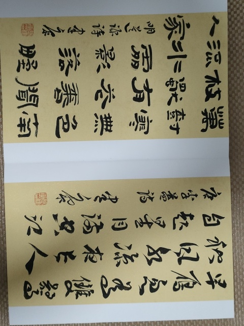 古玩字畫中書協張建康行草隸書法冊頁拍賣，當前價格1080元