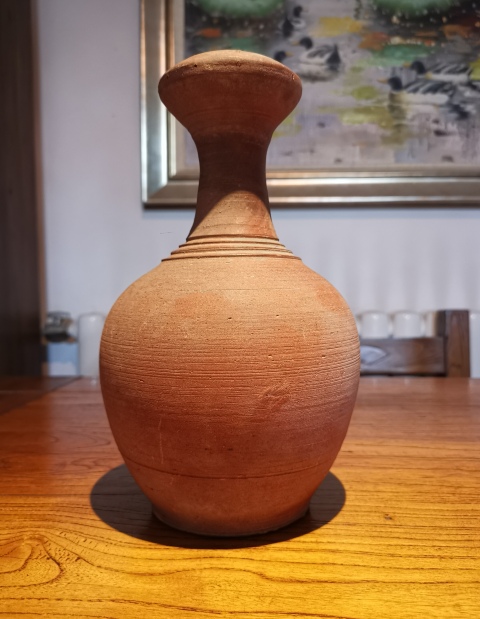 古玩陶瓷東漢?紅陶花灑拍賣,當(dāng)前價格2600元