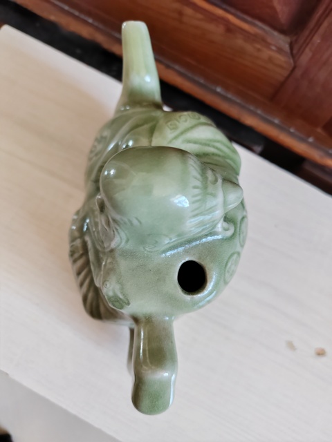 古玩陶瓷晚清壽星執壺拍賣,當前價格666元