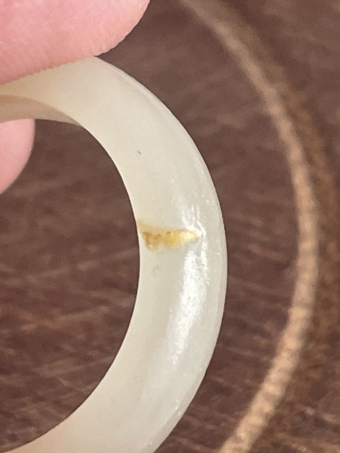 古玩玉器和田玉戒指拍賣,當前價格3000元