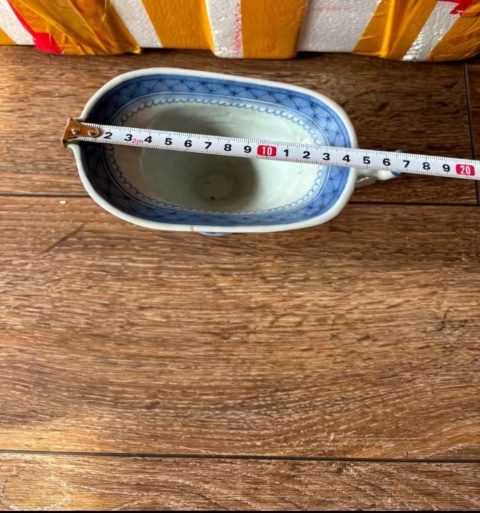 古玩陶瓷青花山水人物紋爵杯拍賣，當前價格2580元