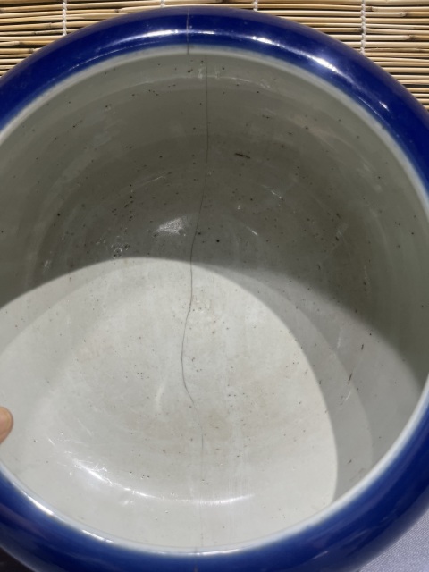 古玩陶瓷霽藍(lán)釉文方筆洗拍賣,當(dāng)前價(jià)格6500元