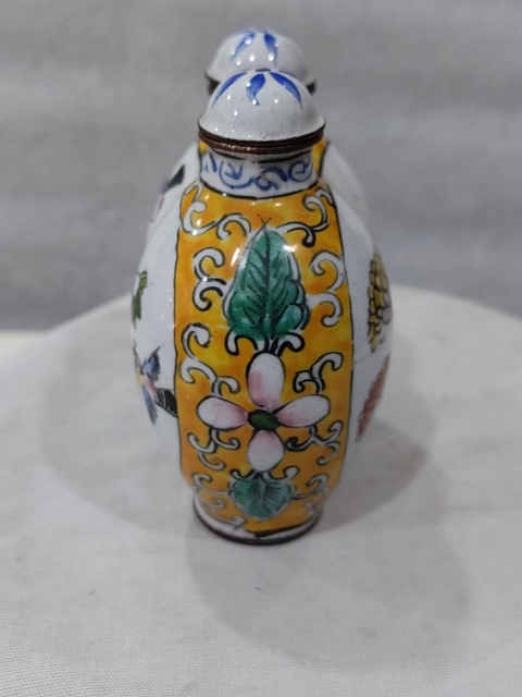 古玩雜項銅胎畫琺瑯鼻煙壺拍賣，當前價格288元