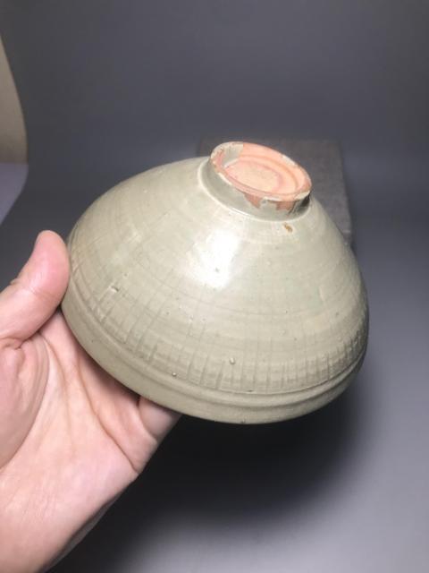 古玩陶瓷宋，珠光青瓷刻花碗拍賣，當前價格1800元