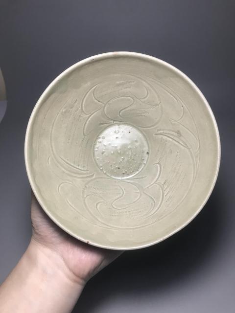 宋，珠光青瓷刻花碗拍賣，當前價格1800元