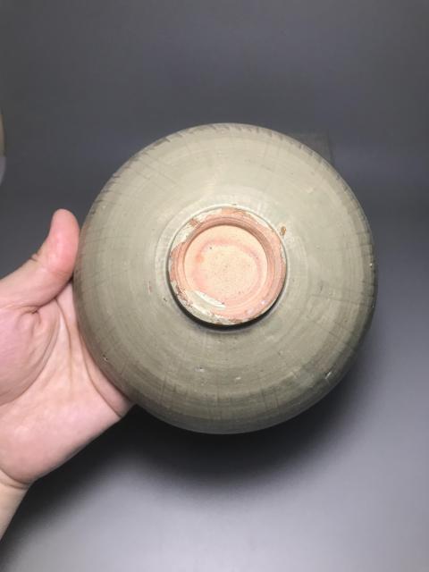 古玩陶瓷宋，珠光青瓷刻花碗拍賣，當前價格1800元
