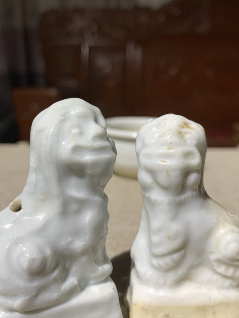 古玩陶瓷明末清初德化窯白釉琴爐香插三供拍賣(mài),當(dāng)前價(jià)格999元