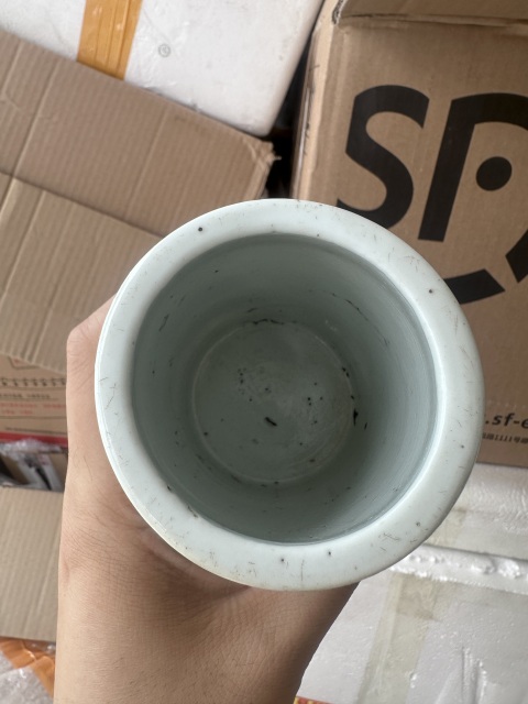 古玩陶瓷青花花鳥紋筆筒拍賣，當前價格2800元