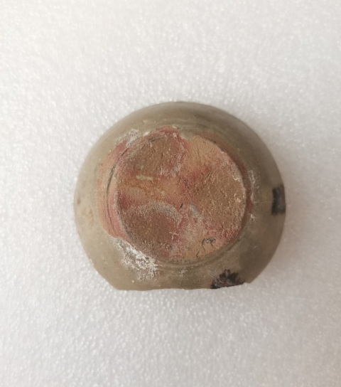 古玩陶瓷越窯青瓷青釉褐彩茶碗拍賣，當前價格0元