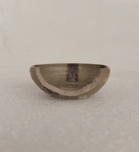 古玩陶瓷越窯青瓷青釉褐彩茶碗拍賣，當前價格0元