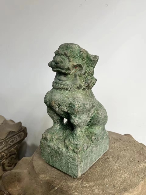 古玩雜項石獅拍賣,當前價格6666元