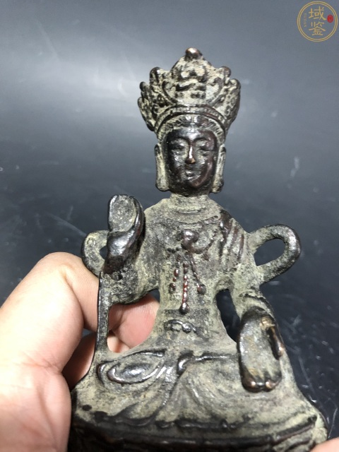 古玩銅器明·綠度母銅佛拍賣，當(dāng)前價(jià)格18000元