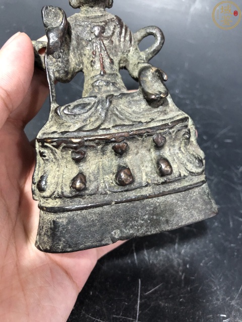古玩銅器明·綠度母銅佛拍賣，當(dāng)前價(jià)格18000元
