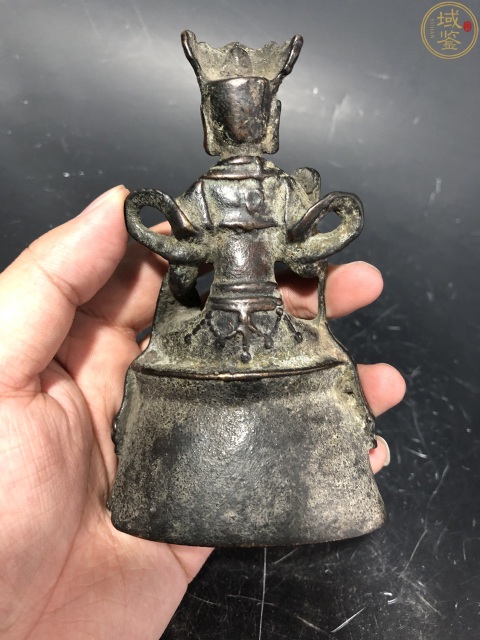 古玩銅器明·綠度母銅佛拍賣，當(dāng)前價(jià)格18000元