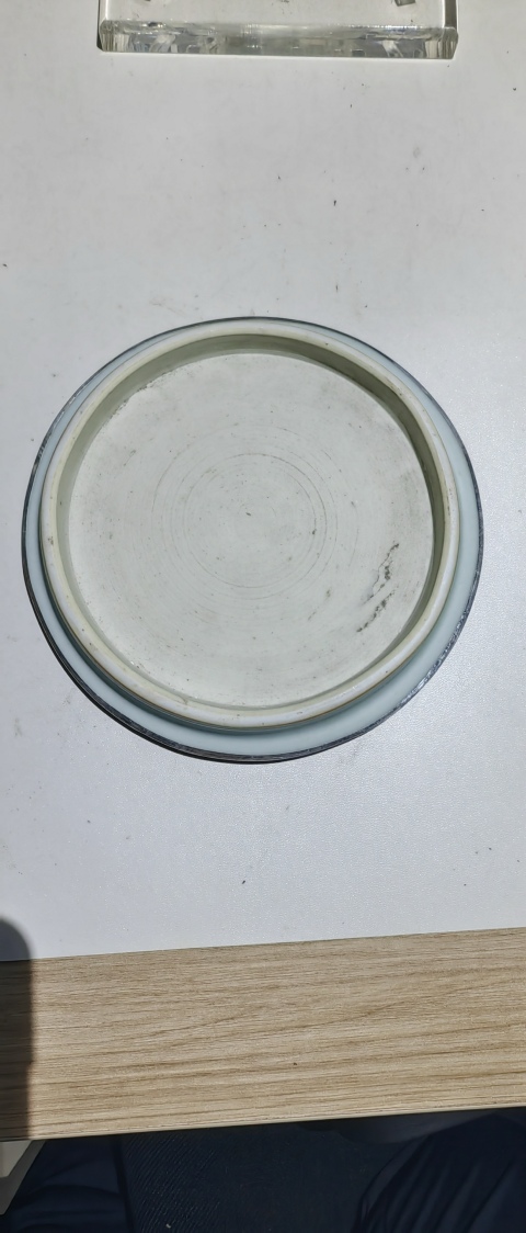 古玩陶瓷清乾隆·青花過墻龍紋盤拍賣,當前價格2600元