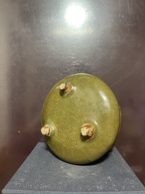 古玩陶瓷清窯變釉橋耳三足爐拍賣，當前價格4600元