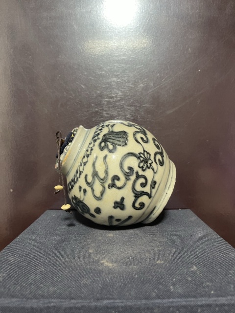 古玩陶瓷明青花八寶紋蓋罐拍賣，當前價格8500元