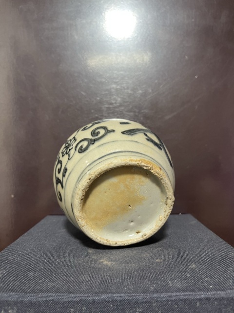古玩陶瓷明青花八寶紋蓋罐拍賣，當前價格8500元