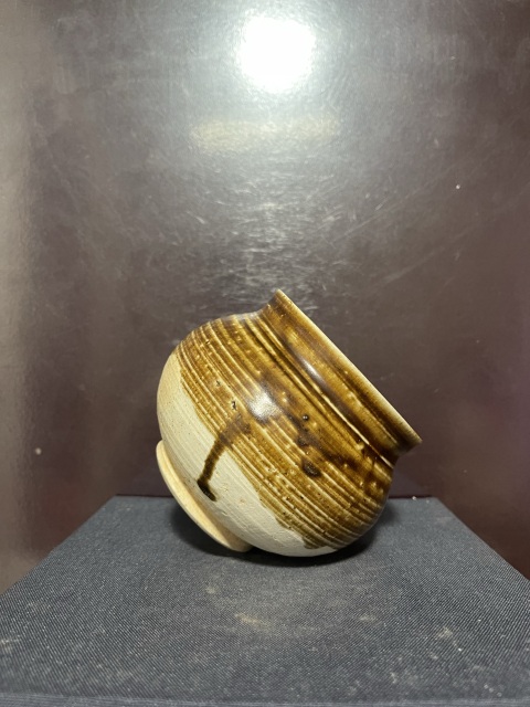 古玩陶瓷宋黃褐釉茶入拍賣，當前價格8800元