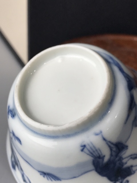古玩陶瓷(精品品茗杯)清康熙·暗春宮-青花人物品茗杯拍賣,當前價格1701元