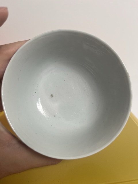 古玩陶瓷清代纏枝牡丹花卉青花碗拍賣,當前價格3350元