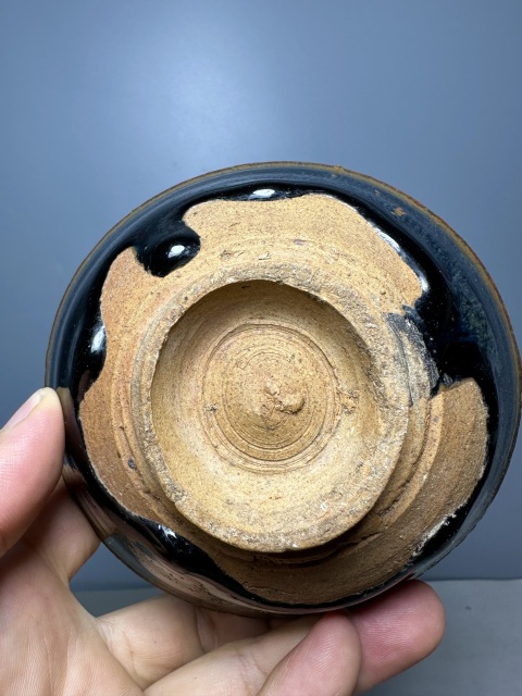 古玩陶瓷磁州窯黑釉兔毫盞拍賣,當(dāng)前價格3888元