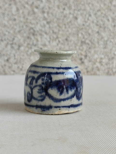 古玩陶瓷清代道光水盂拍賣,當前價格550元