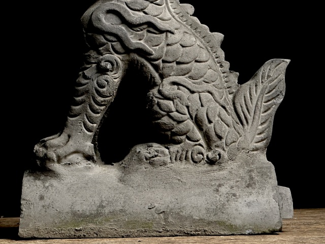 古玩陶瓷屋脊獸拍賣,當前價格3680元