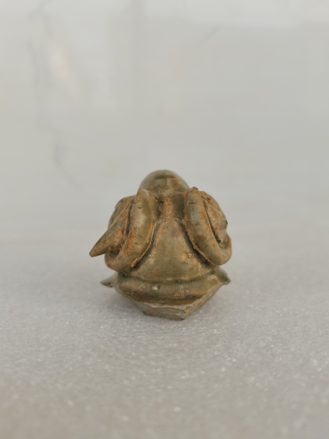 古玩陶瓷越窯青瓷羊首標(biāo)本拍賣,當(dāng)前價(jià)格0元