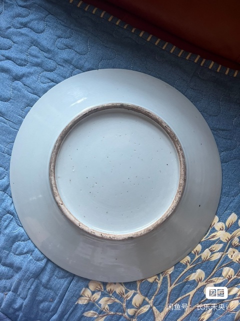 古玩陶瓷廣彩盤拍賣,當前價格2800元