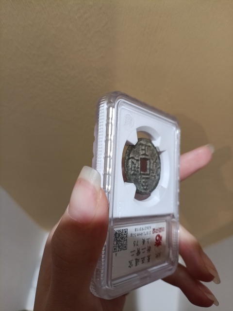 古玩錢幣至正通寶 折二背二拍賣，當(dāng)前價(jià)格600元