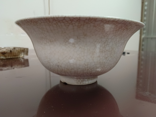古玩陶瓷哥釉撇口碗拍賣，當前價格980元